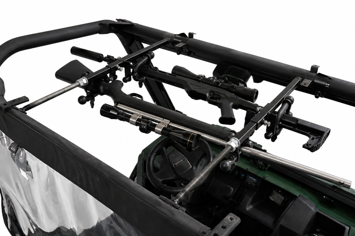 UTV Telescopic Double Gun Rack